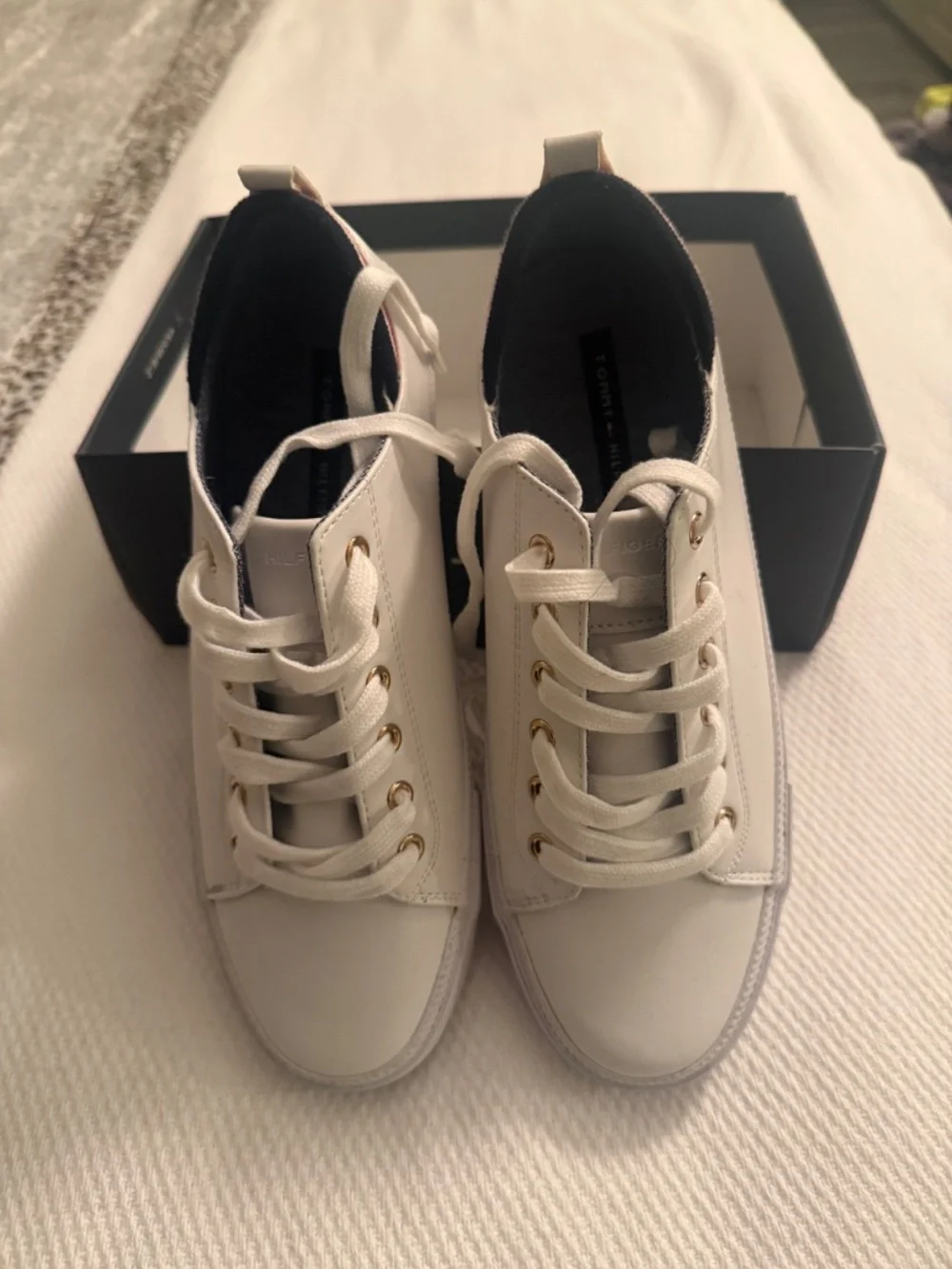 Classic White Tommy Hilfiger Shoes - New
